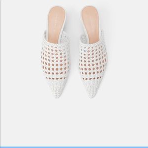 Zara Knot Woven Mules